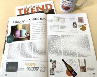 Beitrag im Fachmagazin KitchenTrend Ausgabe 3/2025, mit aufgeschlagenem Artikel sichtbar