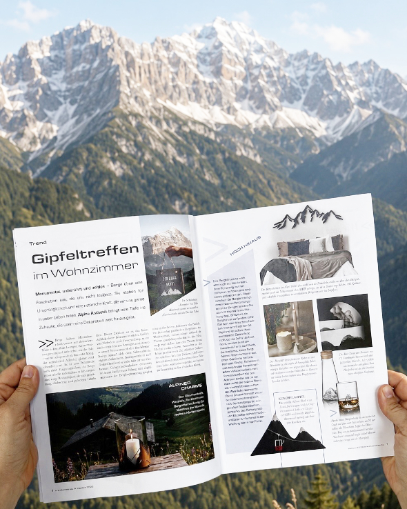 Foto des Artikels mit KI generierten Bergen im Hintergrund